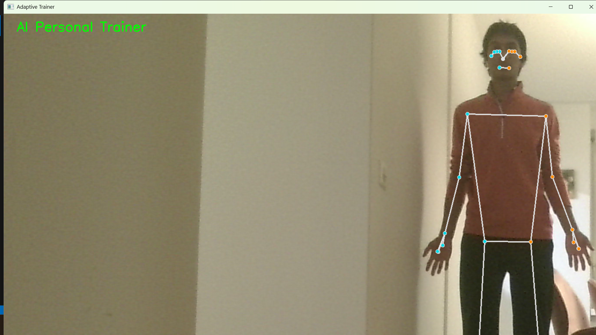 Full-body pose overlay for AI Personal Trainer